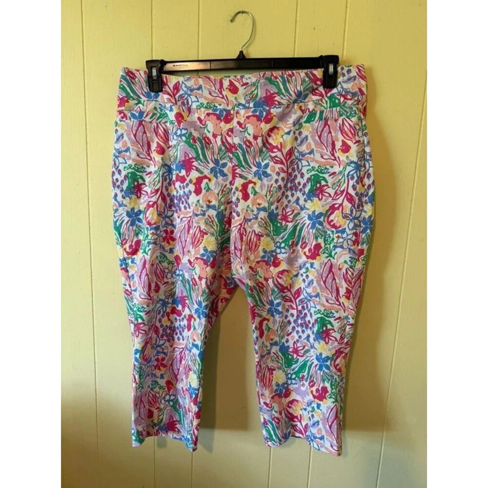 Kim Rogers Plus Size Colorful Capri Pants